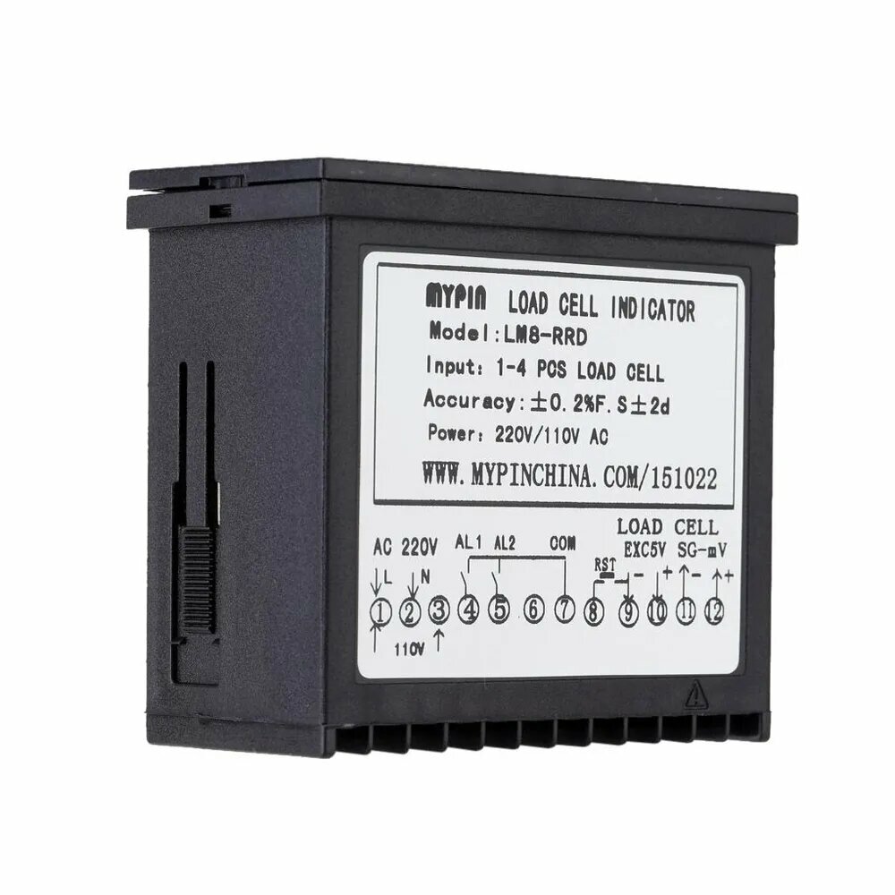 MYPIN LM8-RRD Цифровой весовой контроллер Светодиодный дисплей Весовой контроллер 1-4 Сигналы тензодатчика Вход 2 Релейный выход 4 — фото 1