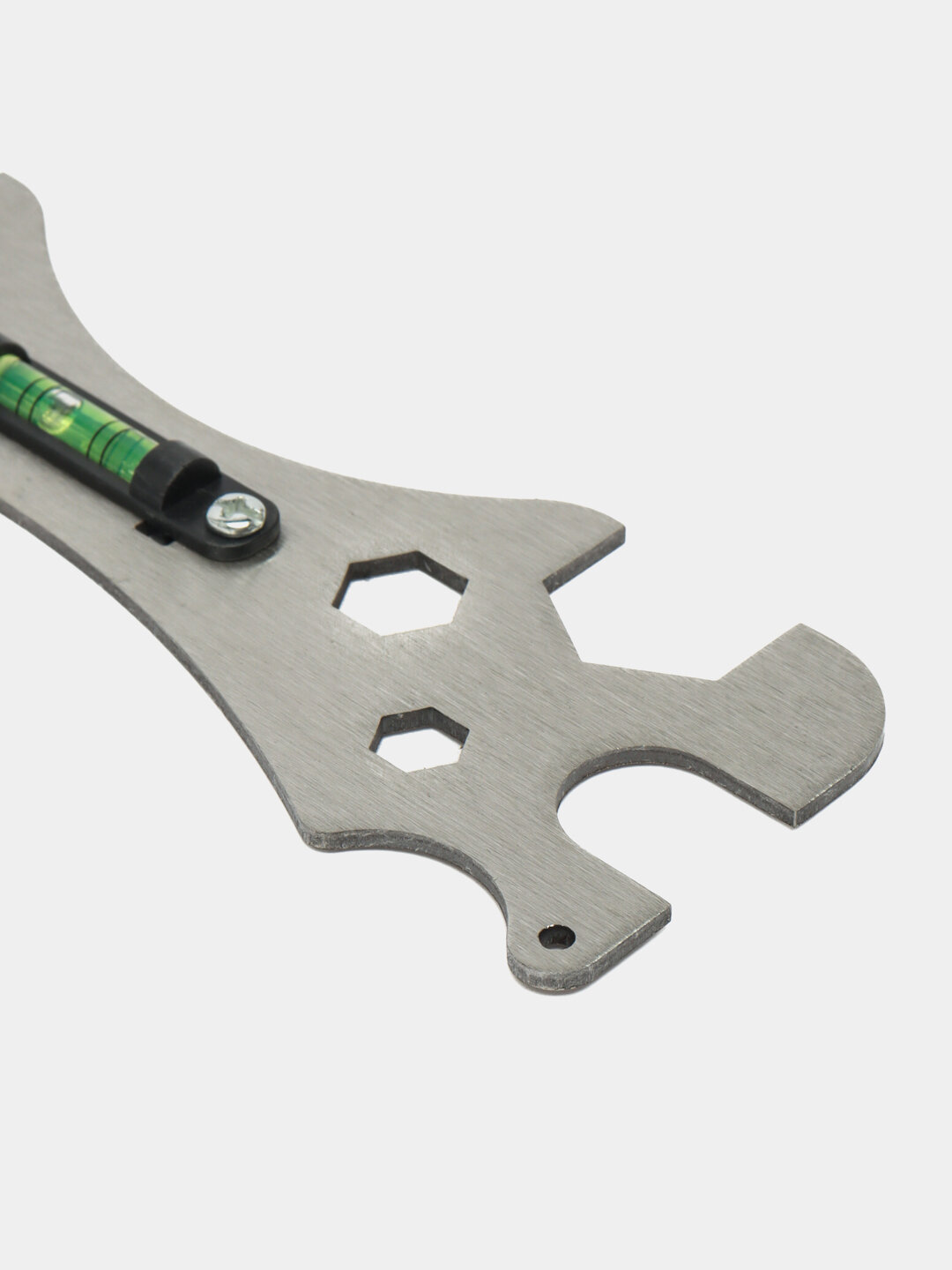 Универсальный ключ с уровнем, для сантехнических работ, металл — фото 1
