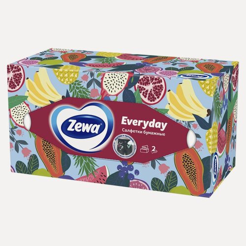 Изображение товара Zewa Everyday косметические салфетки 250 шт для лица и ухода за кожей - мягкие