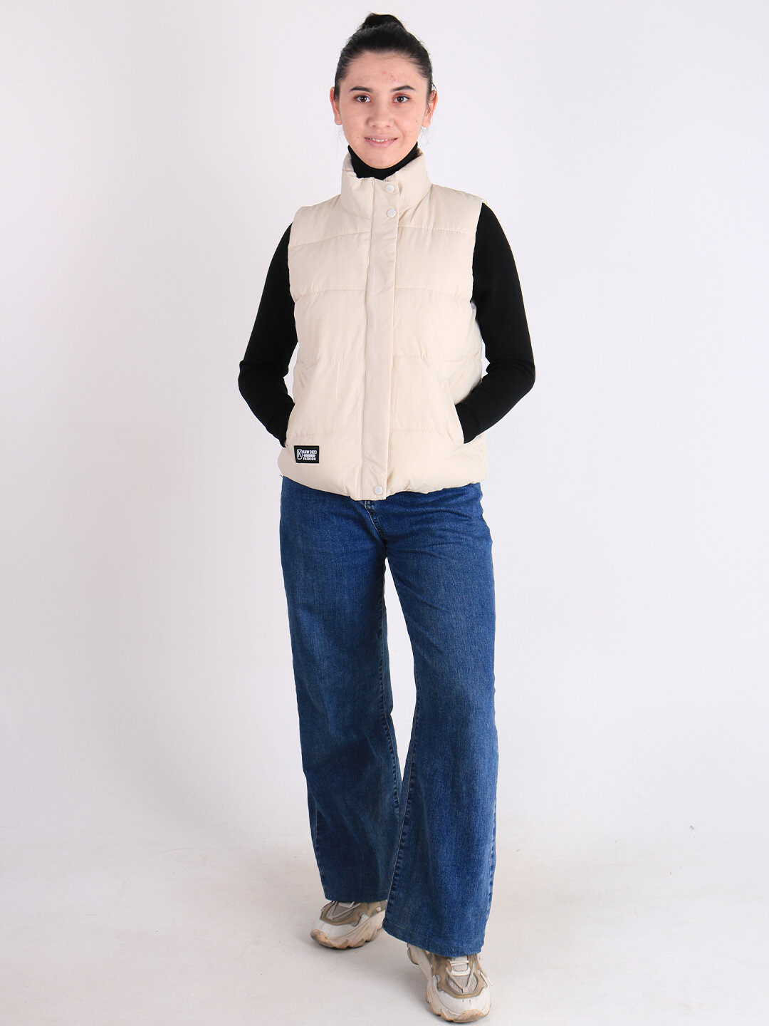 Жилет спортивный , размер One Size, белый, — фото 1