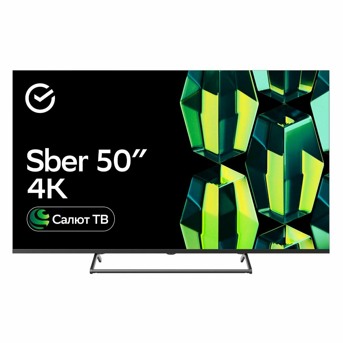 Телевизор Sber SDX-50U4125, 50", ОС Салют, поддержка Умный дом