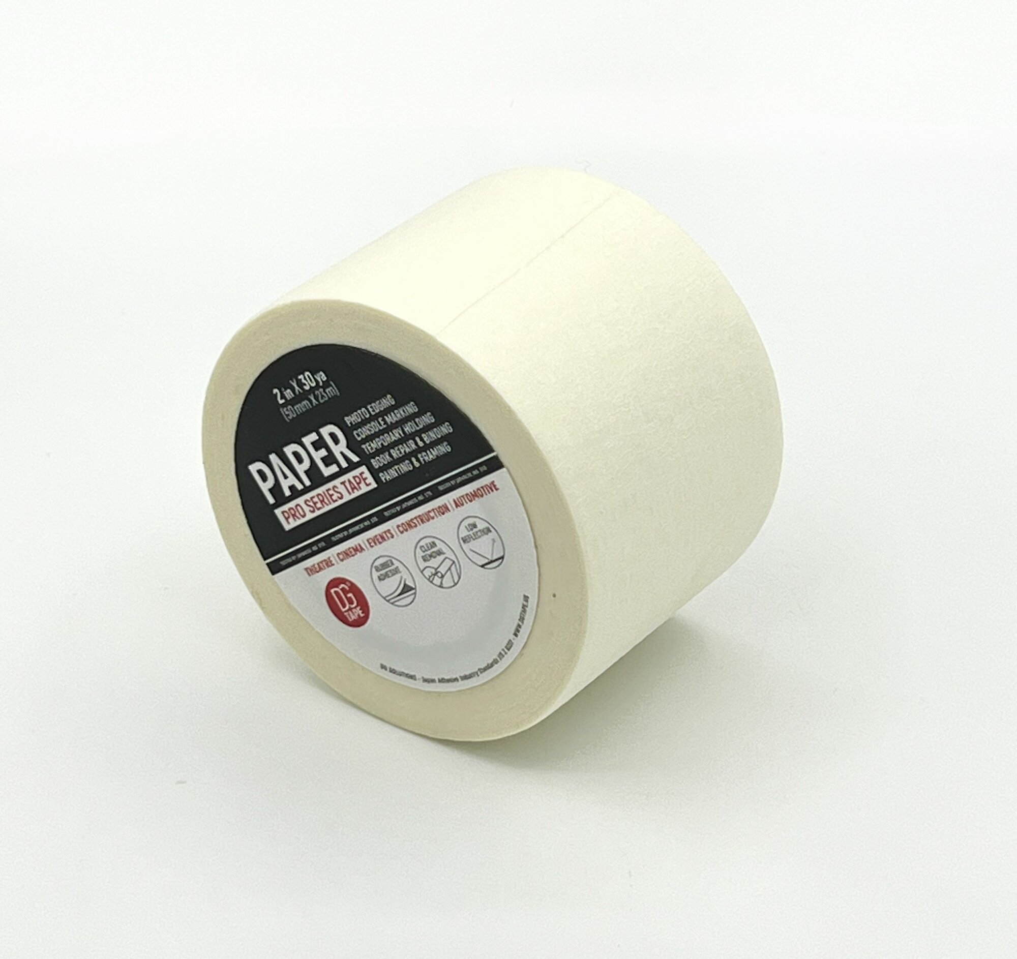 Masking Tape Regular - клейкая лента бумажная цвет белый 50мм х 23метра