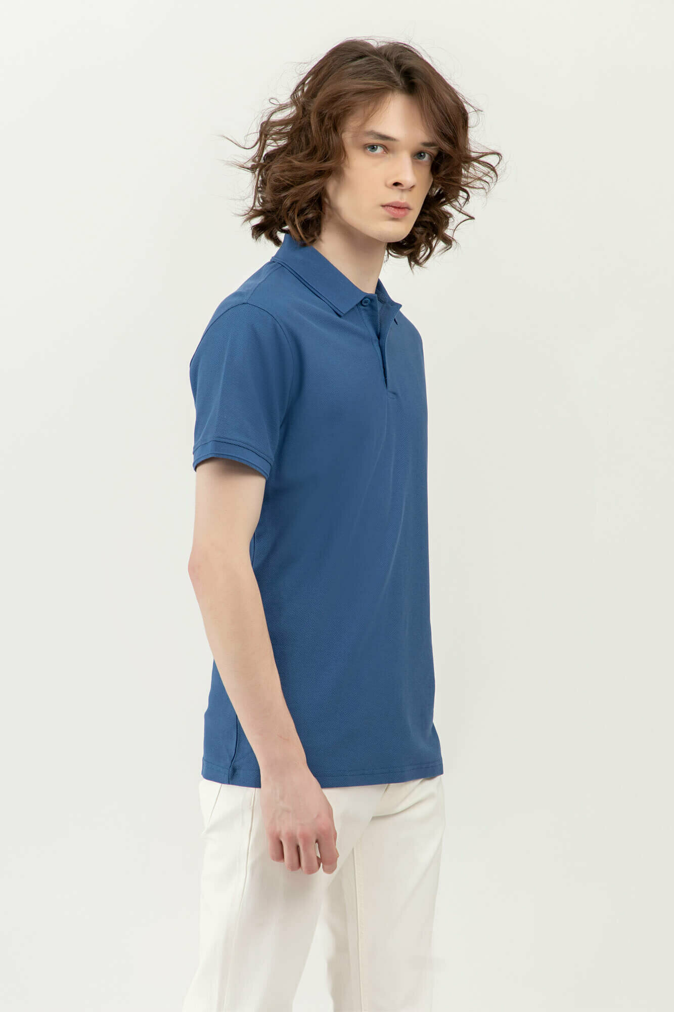 Поло спортивное TERRA PRO, размер S, blue — фото 1