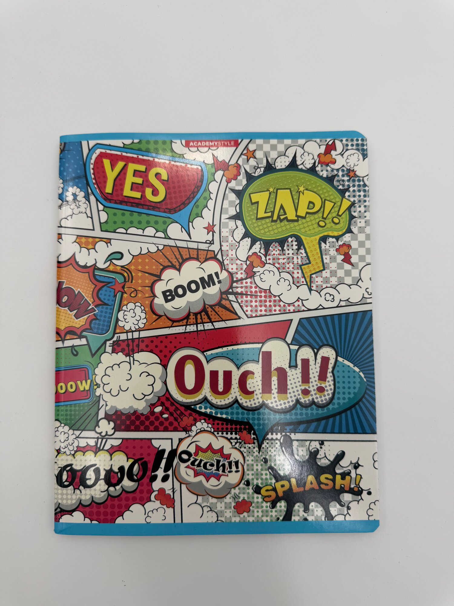 Тетрадь в клетку с оформлением в стиле комиксов – 48 листов универсальная — фото 1