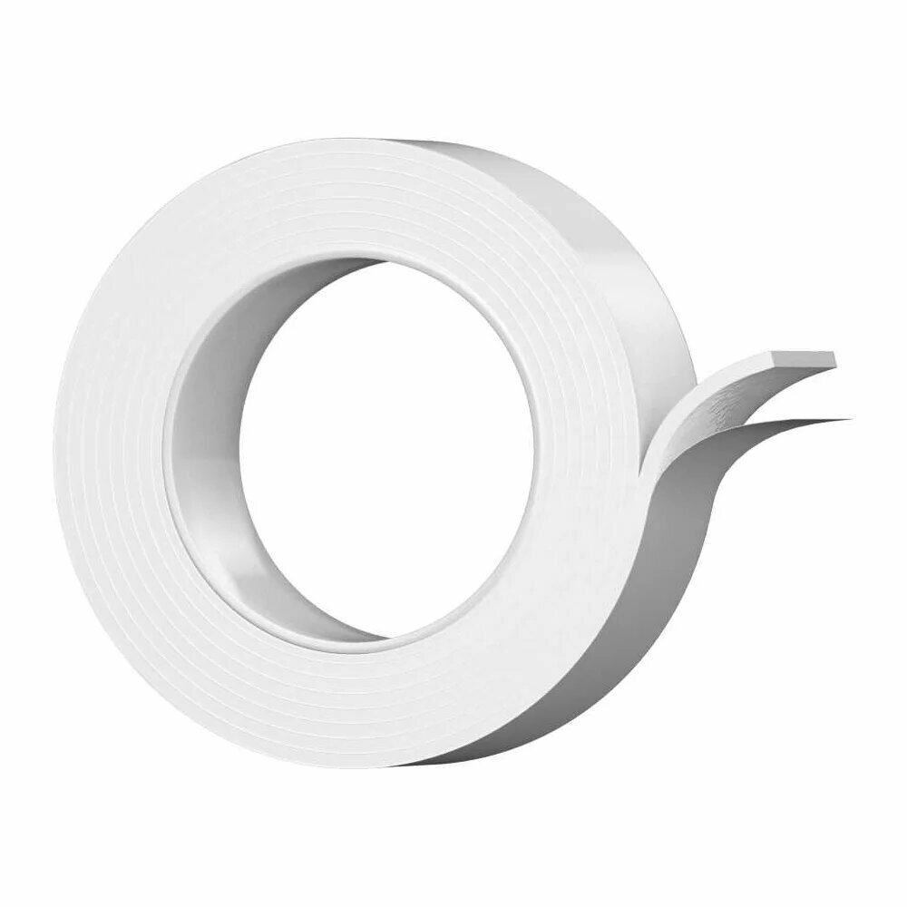 Контакт Монтажная клейкая лента двусторонняя белая 19мм х 15м 25936