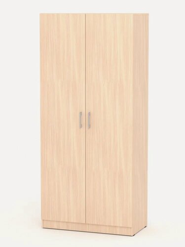 Изображение товара Шкаф распашной "Виктория полки " Дуб молочный , классический дизайн, распашные двери, ЛДСП, Акро Групп