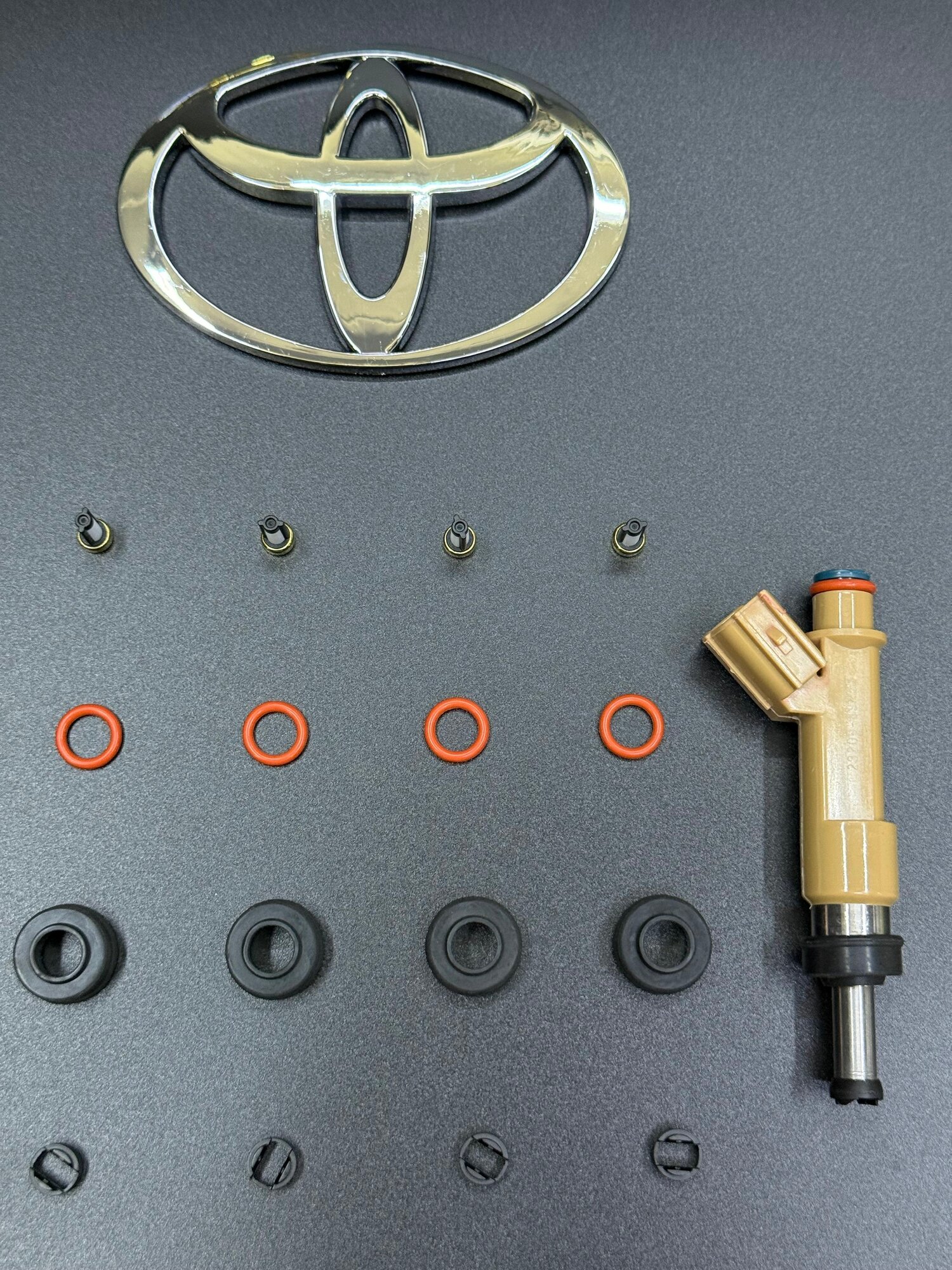 Ремкомплект форсунки; ремкомплект на 4 инжектора на для Toyota 1ZR 2ZR