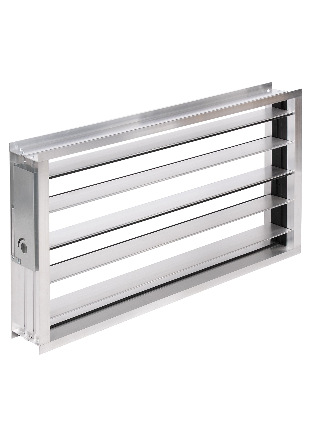 DRr 300х150 воздушный клапан с подставкой под электропривод.