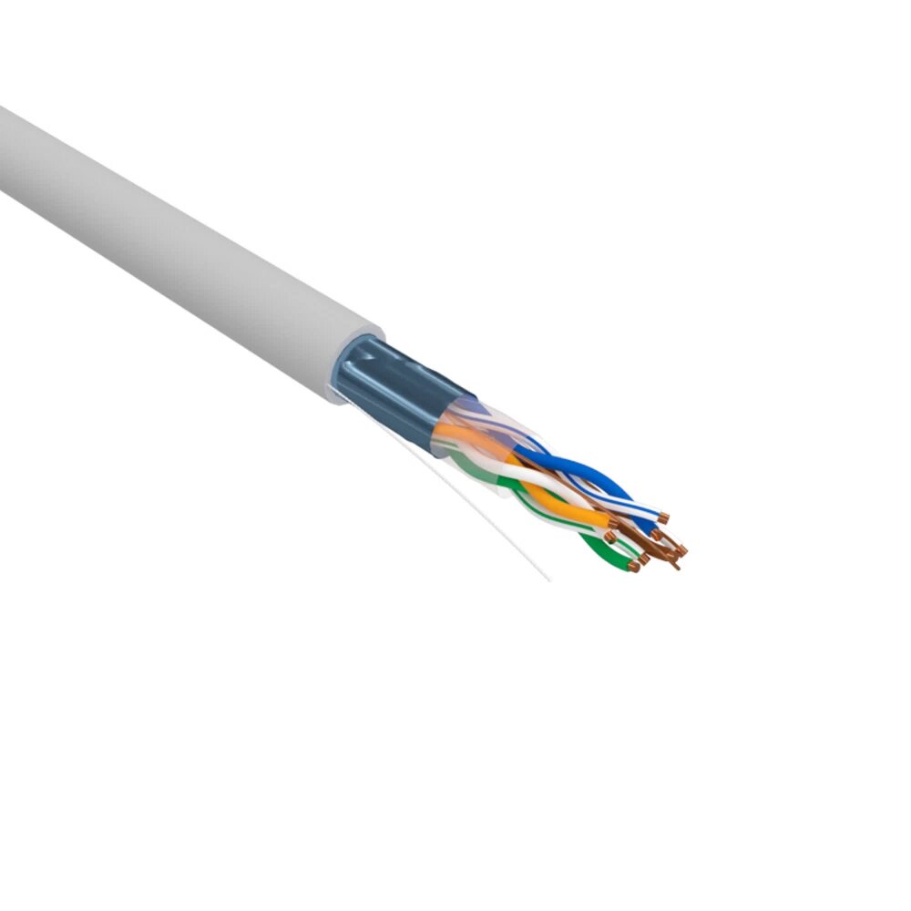 Интернет-кабель (витая пара) F/UTP CAT5e 4х2х0,48 мм экранированный CU PVC Proconnect серый Proconnect 01-0152