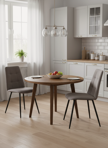 Изображение товара Стулья для кухни TetChair, комплект 2 шт, со спинкой, мягкие, велюр, металлические ножки