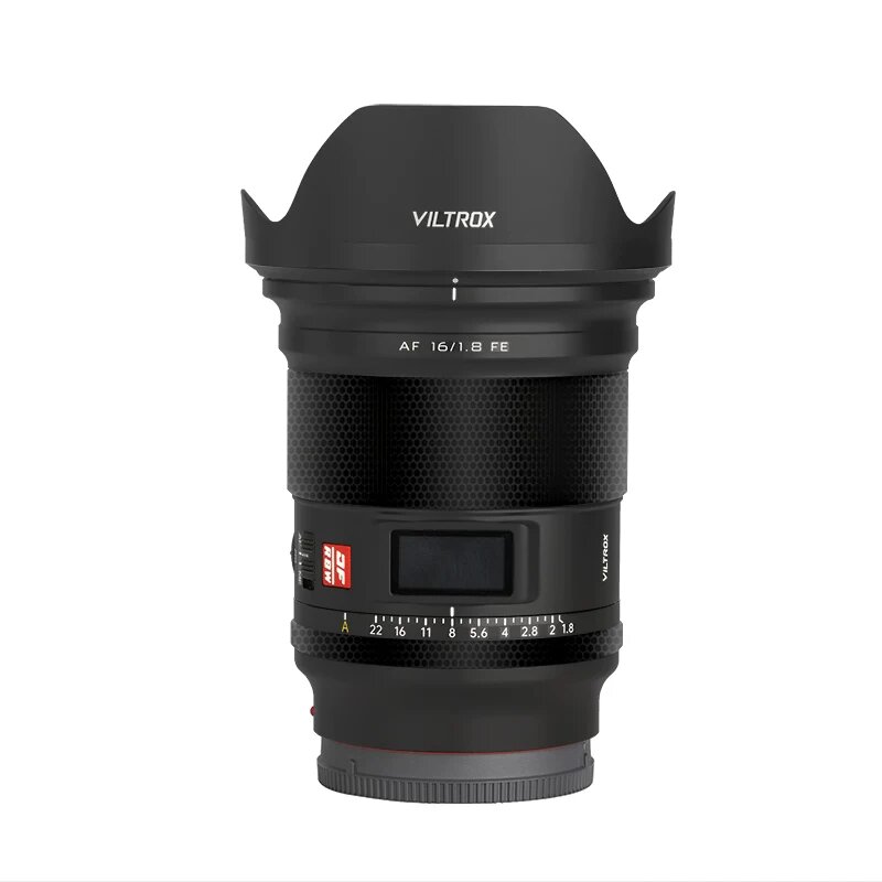 Матовый черный защитная пленка для объектива Sony E-Mount 16mm F1.8 полный кадр