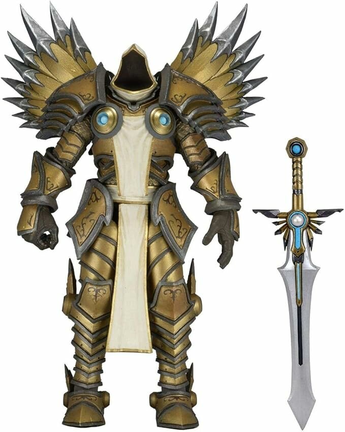 NECA Tyrael Archangel of Justice Heroes of the Storm Series 2: 7", Diablo III, 30 арт, меч El’Druin