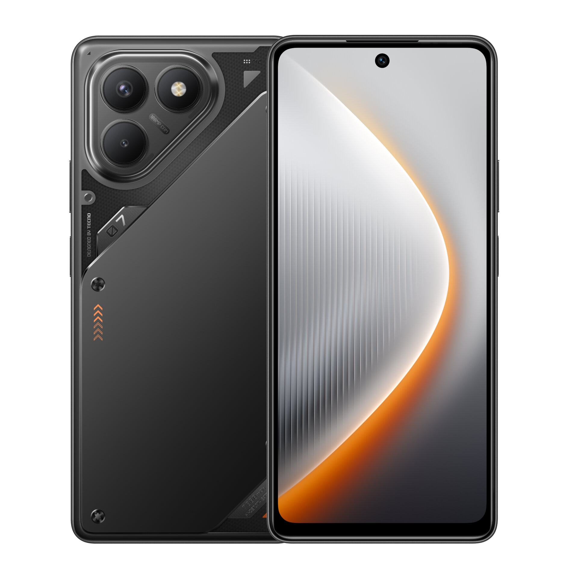 Смартфон Tecno POVA 7 Neo 256Gb 8Gb черный 3G 4G 6.8" 1080x2460