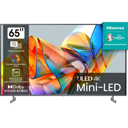 Телевизор HISENSE 65U6KQ 65 телевизор hisense 65u6kq uled 4k ultra hd смарт тв vidaa