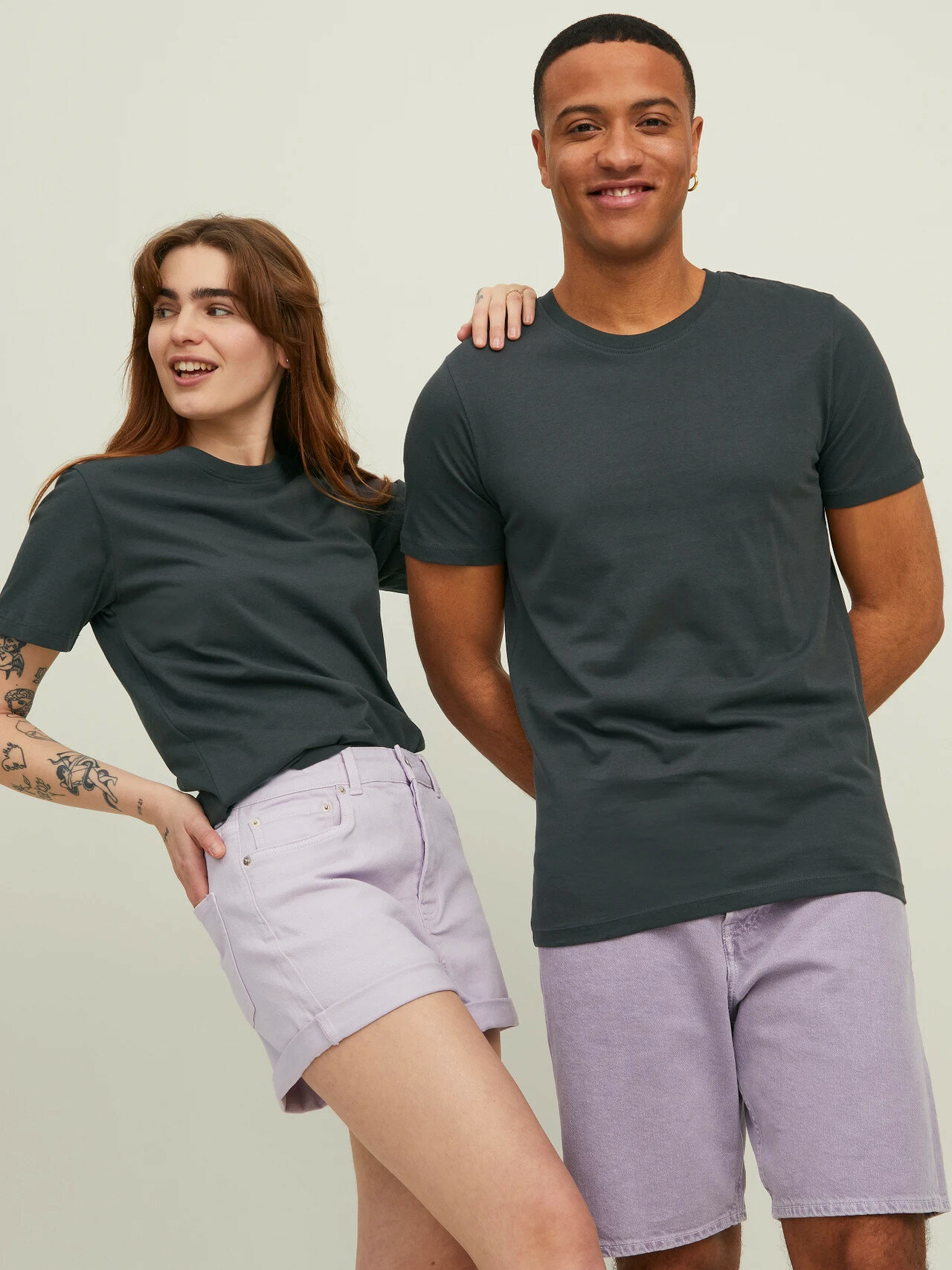 Футболка для мужчин Jack & Jones, Цвет: Темно-серый, Размер: S