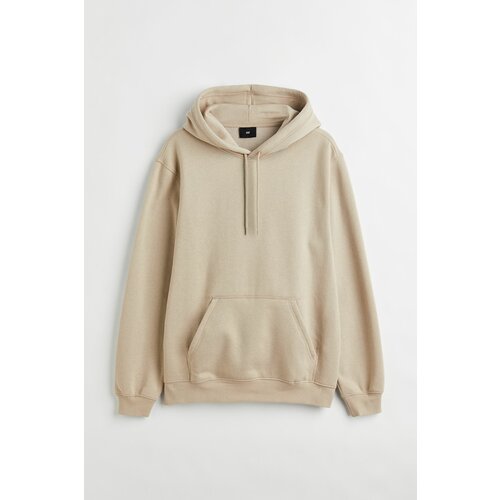 Худи H&M Relaxed Fit Hoodie, размер M, бежевый