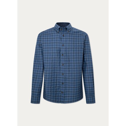 фото Рубашка hackett london, размер l, синий, голубой