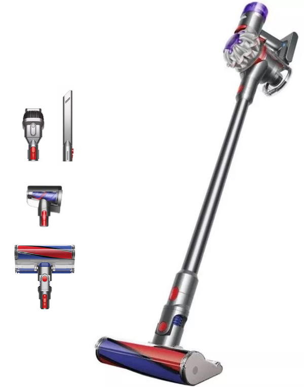 Пылесос Dyson V8 (SV25) 2022 448328-01 CN, silver/nickel