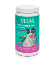 Витамины VEDA Фитомины Форте для шерсти кошкам , 200 таб.