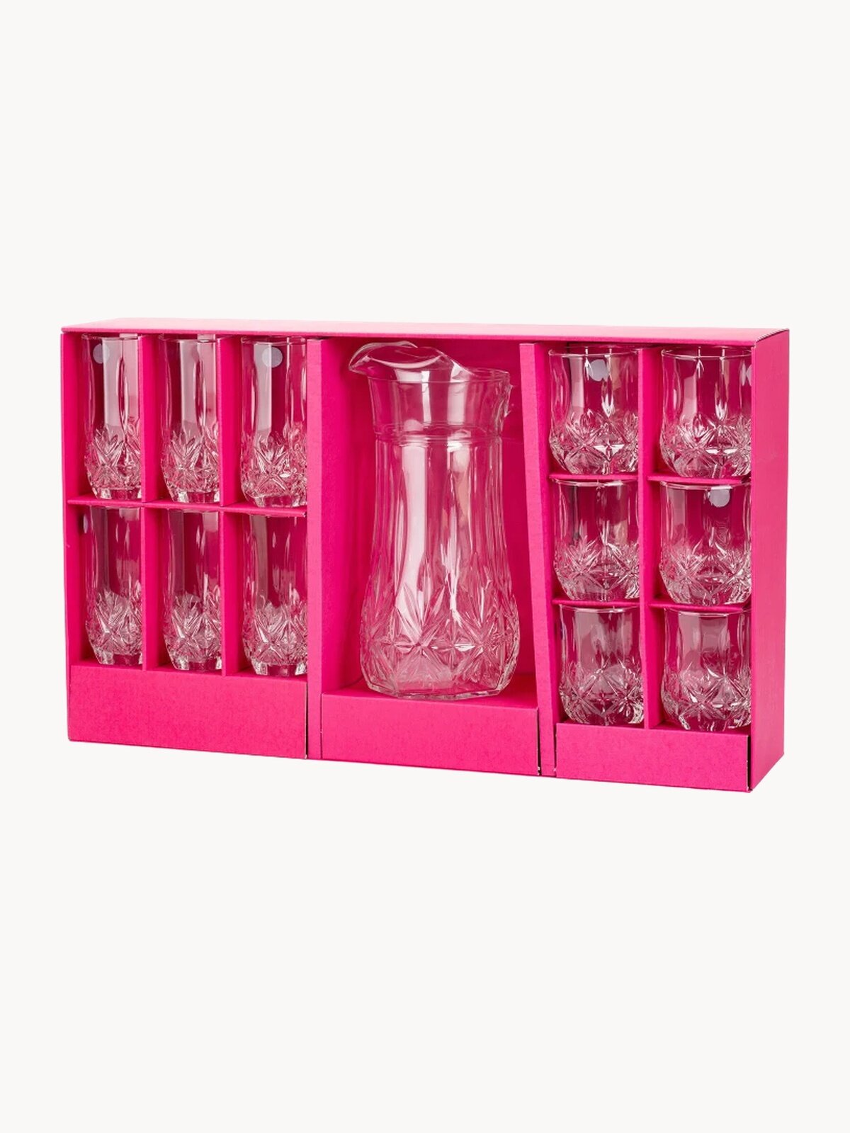 Набор для напитков "брайтон" Luminarc, кувшин 1,8 л + 12 стаканов