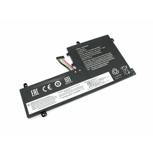 Аккумулятор OEM (совместимый с L17M3PG2) для ноутбука Lenovo Legion Y7000 11.4V 4800mAh (короткий шлейф) аккумулятор oem совместимый с l17m3pg2 для ноутбука lenovo legion y7000 11 4v 4800mah короткий шлейф