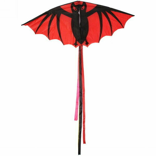 Воздушный змей Яркая летучая мышь 135х60 см микс 589₽