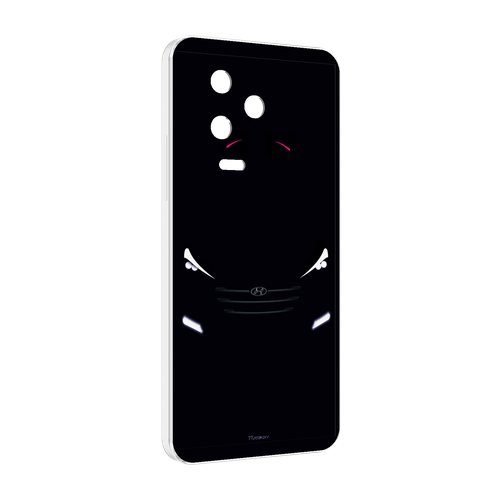 Чехол MyPads hyundai хендай 1 для Infinix Note 12 Pro 4G X676B задняя панель накладка бампер