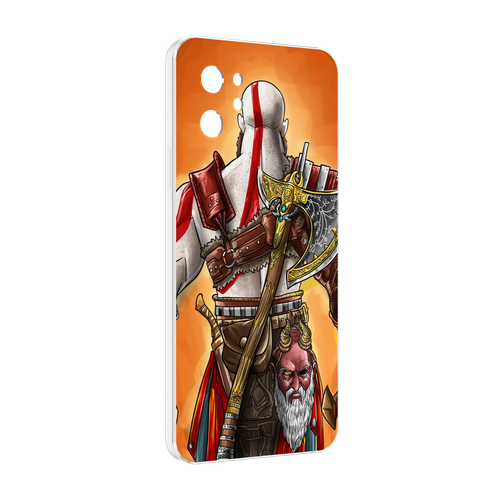 Чехол MyPads God of War для UMIDIGI A13 / A13S / A13 Pro задняя-панель-накладка-бампер чехол mypads world of tanks мужской для umidigi a13 a13s a13 pro задняя панель накладка бампер