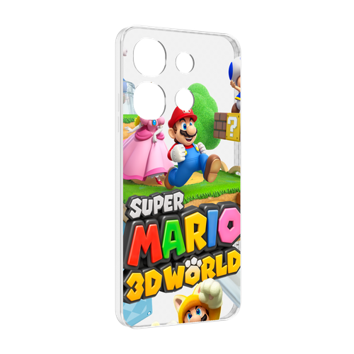 Чехол MyPads Super Mario 3D World для Tecno Spark Go 2023 (BF7) / Tecno Smart 7 задняя-панель-накладка-бампер чехол mypads super family для tecno spark go 2023 bf7 tecno smart 7 задняя панель накладка бампер