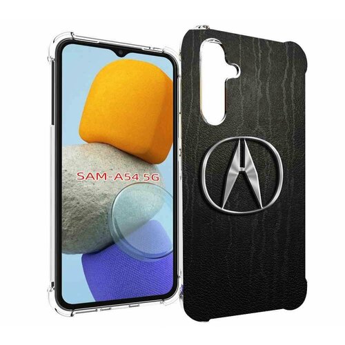 чехол mypads acura акура для samsung galaxy xcover pro 1 задняя панель накладка бампер Чехол MyPads acura-акура для Samsung Galaxy A54 задняя-панель-накладка-бампер