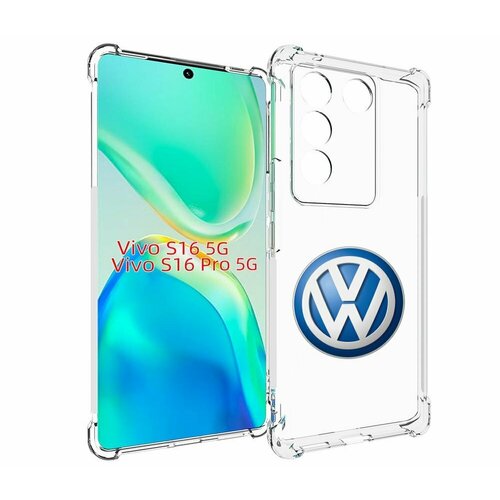 Чехол MyPads volkswagen мужской для Vivo S16 5G / S16 Pro 5G / V27 / V27 Pro задняя-панель-накладка-бампер чехол mypads брат ты подкачался мужской для vivo s16 5g s16 pro 5g v27 v27 pro задняя панель накладка бампер