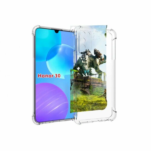 чехол mypads horizon zero dawn для honor x10 max задняя панель накладка бампер Чехол MyPads Horizon Zero Dawn для Huawei Honor 30 Lite задняя-панель-накладка-бампер