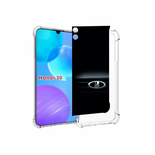 Чехол MyPads лада lada ваз 3 для Huawei Honor 30 Lite задняя панель накладка бампер