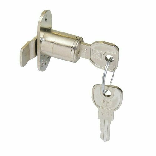 Замок мебельный врезной мод. 371 для двери шкафа или выдвижного ящика, Lehmann, Германия