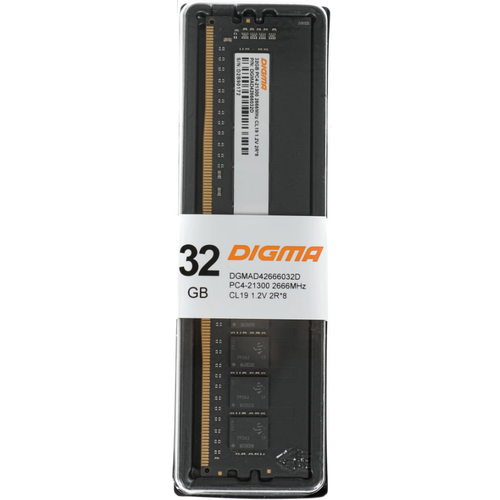 Память оперативная DDR4 32Gb Digma 2666MHz DGMAD42666032D 688000₽