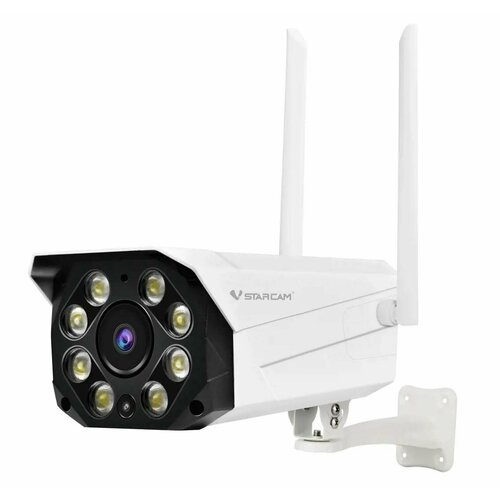 IP камера внутренняя/уличная Vstarcam C8855G 3 Мп 1080P Full HD 4G с Wi-Fi цвет белый ip камера внутренняя уличная vstarcam c8855g 3 мп 1080p full hd 4g с wi fi цвет белый