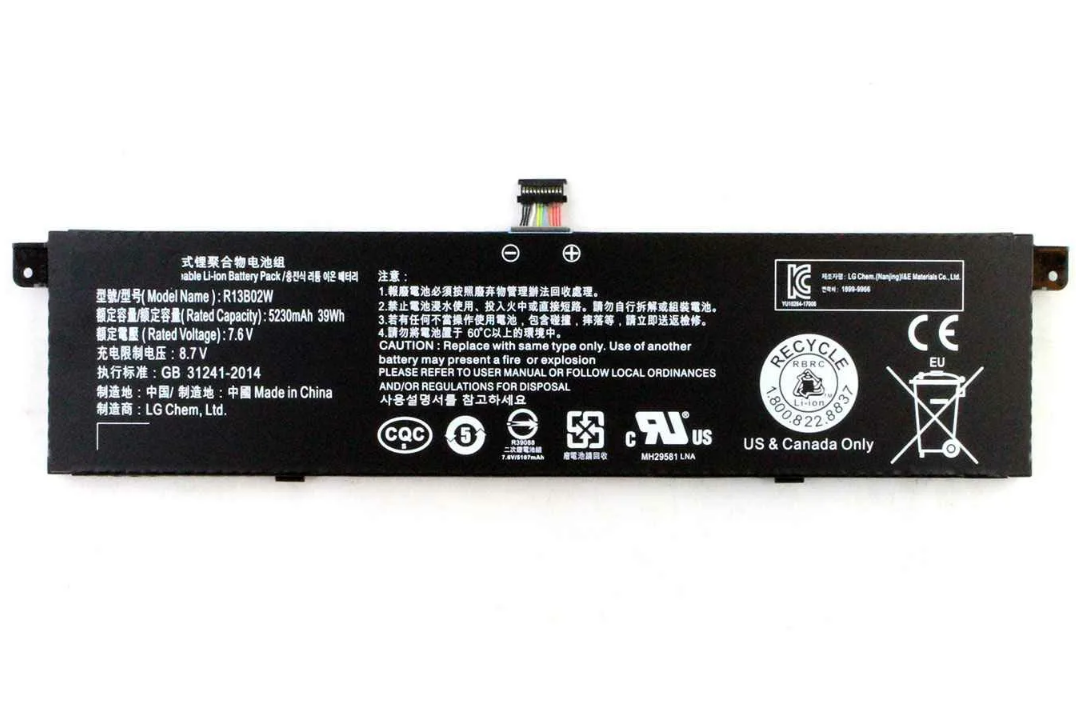 Аккумуляторная батарея MyPads R15B01W для ноутбука Xiaomi Mi Notebook Pro/ A58711DD/ JYU4036CN на 7900mAh