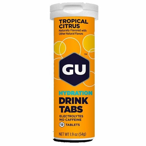 фото Изотоник gu energy gu hydration drink tabs 1 туба, тропический цитрус