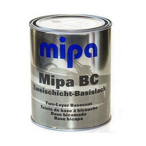 Автоэмаль MIPA BC Super white - базовая краска, супер белая, 1 л