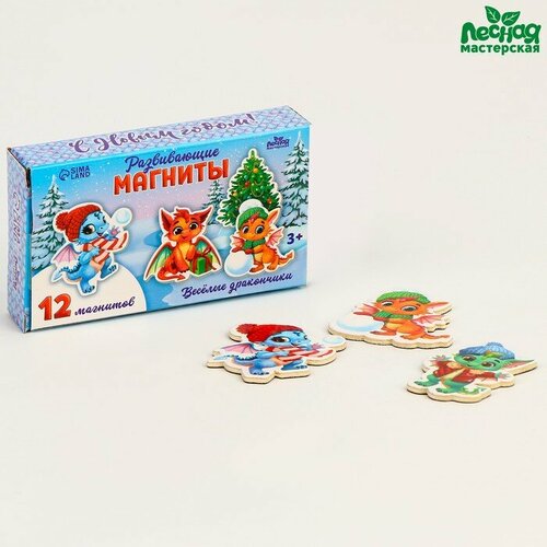 Развивающие магниты Дракончики 428₽