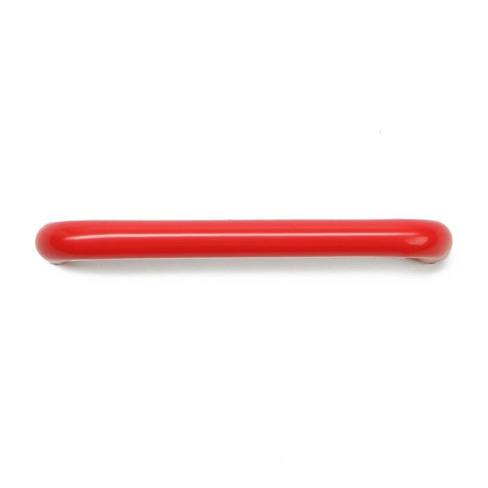Ручка скоба PLASTIC 009, пластиковая, м/о 96 мм, красная - фотография № 3