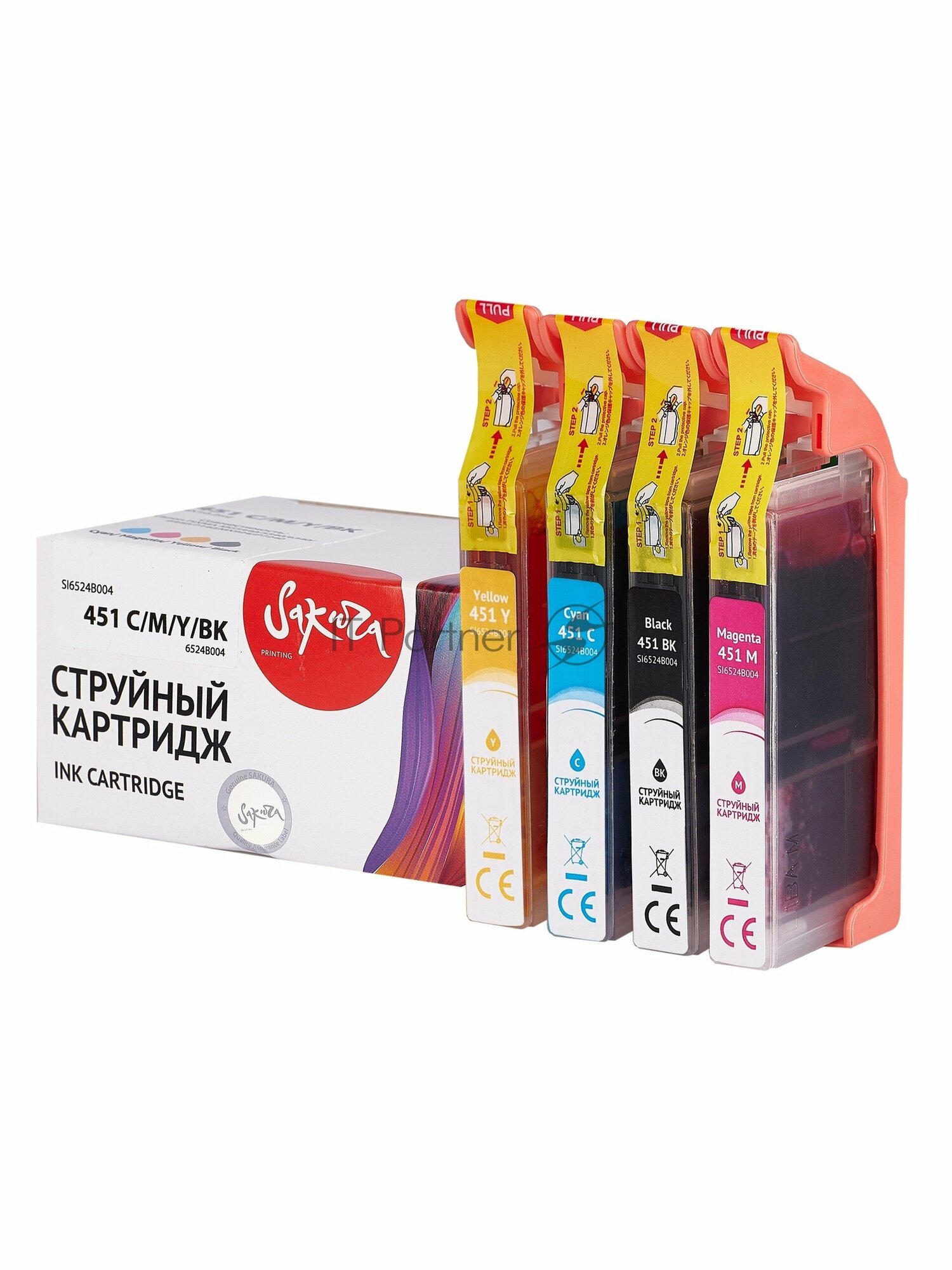 Струйный картридж Sakura 6524B004 для Canon PIXMA MG5440/5540/6340/6440/7140;MX924;iP7240, мультипак, водорастворимый тип, 10,2ml/10,2ml/10,2ml/10,2ml, 4425/665/660/685 к. - фото №6