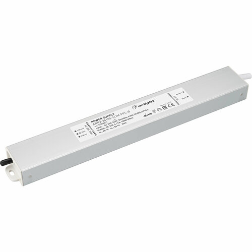 Блок питания ARPV-24100-SLIM-PFC-B (24V, 4.2A, 100W) (Arlight, IP67 Металл, 3 года) Артикул 023538(1)