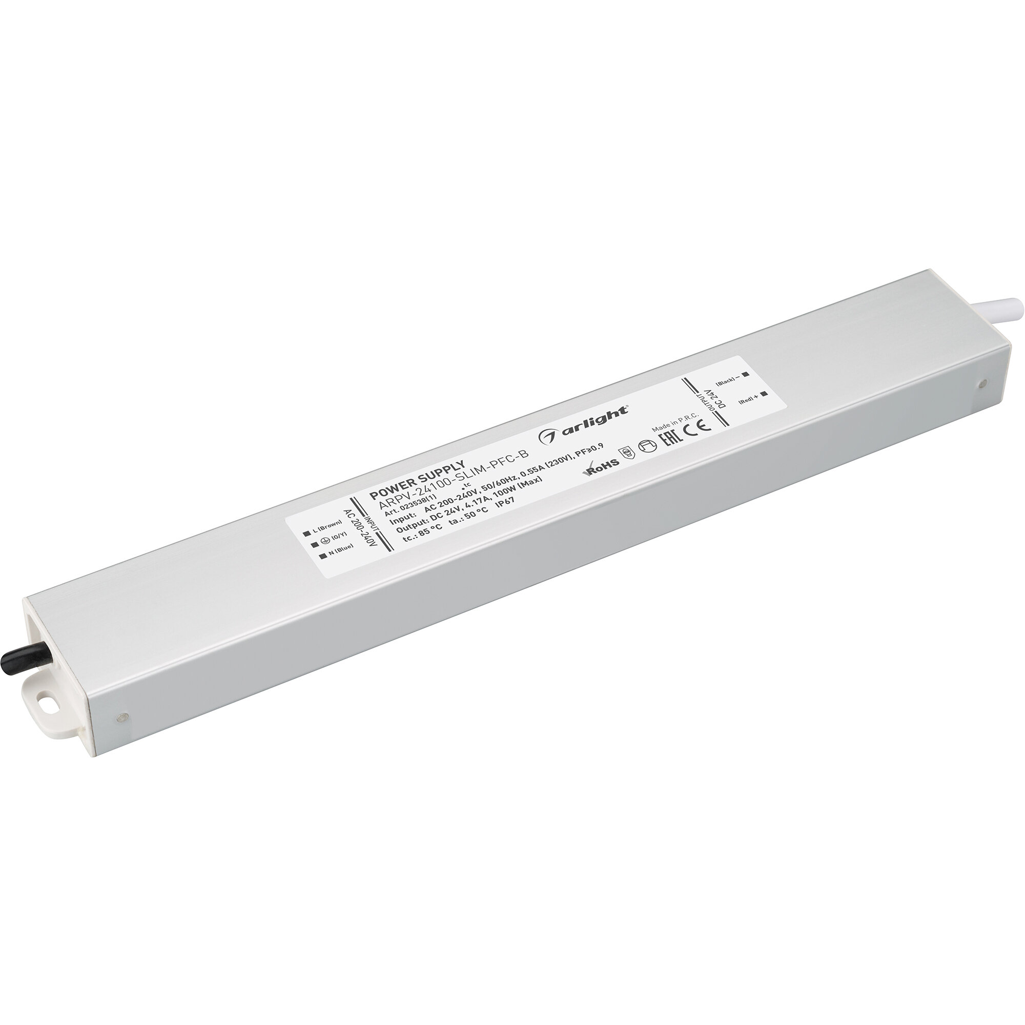 Блок питания Arlight ARPV-24100-Slim-PFC-B 24V 100W IP66 4,17A - фото №1
