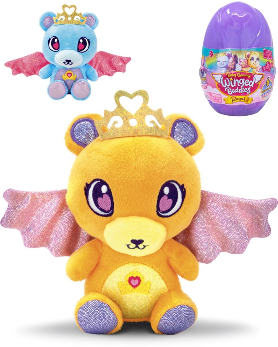 Мягкая Игрушка Baby Gemmy в яйце медвежонок с крылышками 12 см - фото №2