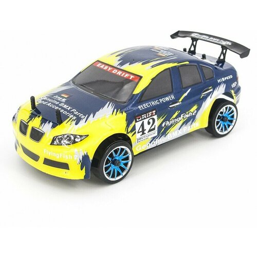 Радиоуправляемая машина для дрифта HSP FlyingFish2 BMW Drift Car 4WD 1:16 2.4G - 94163-16303