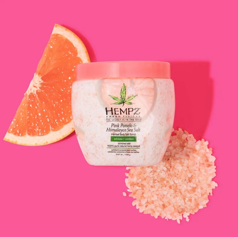 Hempz Скраб для тела Pink Pomelo & Himalayan Sea Salt Herbal Body Salt Scrub, 155 г