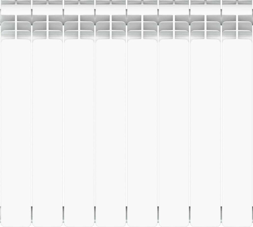 Радиатор Equation 500/90 8 секций боковое подключение алюминий
