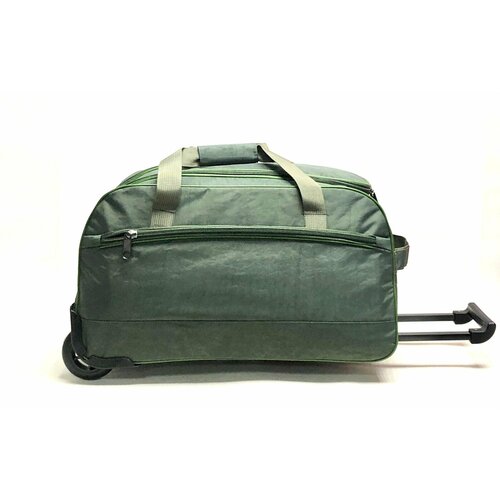 фото Сумка дорожная колесо 1000-син, 44 л, 29х30х57 см, ручная кладь, зеленый хоза