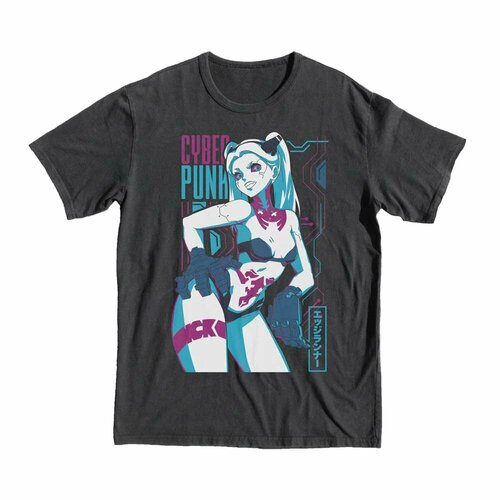 фото Футболка, размер xl, черный animedrop